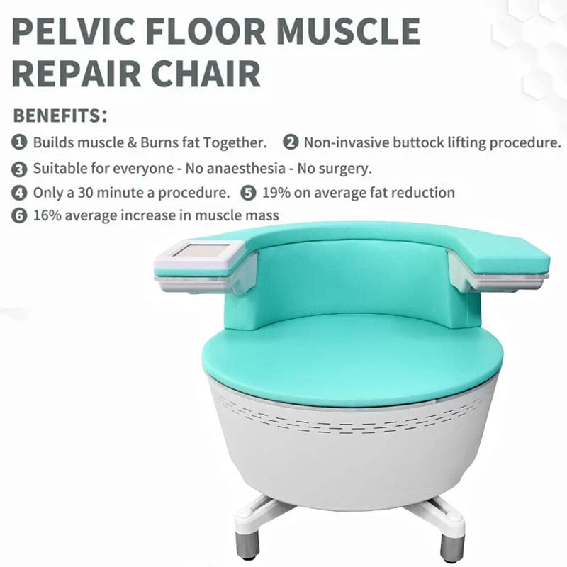 Women Pelvic Floor Muscle Repair Machine Ems Tesla Chair buttock Muscle Stimulator Treatment