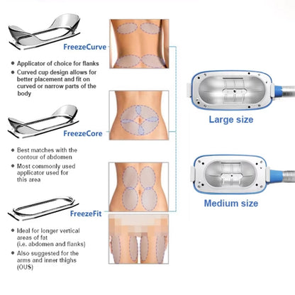 360° Body Sculpting Cryolipolyse Fat Freezing Cellulite Reduction Cool Slimming Machine