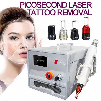 Picosecond Laser Tattoo Removal Machine freckle Pigment Removal Pico Carbon Peel Skin Rejuvenation