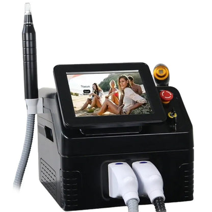 2in1 Portable Diode Laser 808nm Hair Removal Pico Tattoo Removal Spa Machine