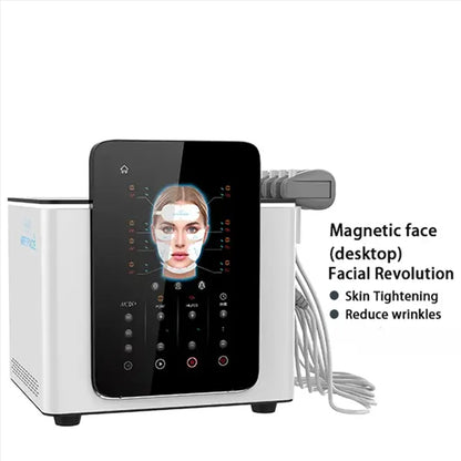 Facial RF Magnetic EFFFace7 PE EMS/RF/ EMT Skin Tightening Lifting Double Chin Removal Machine