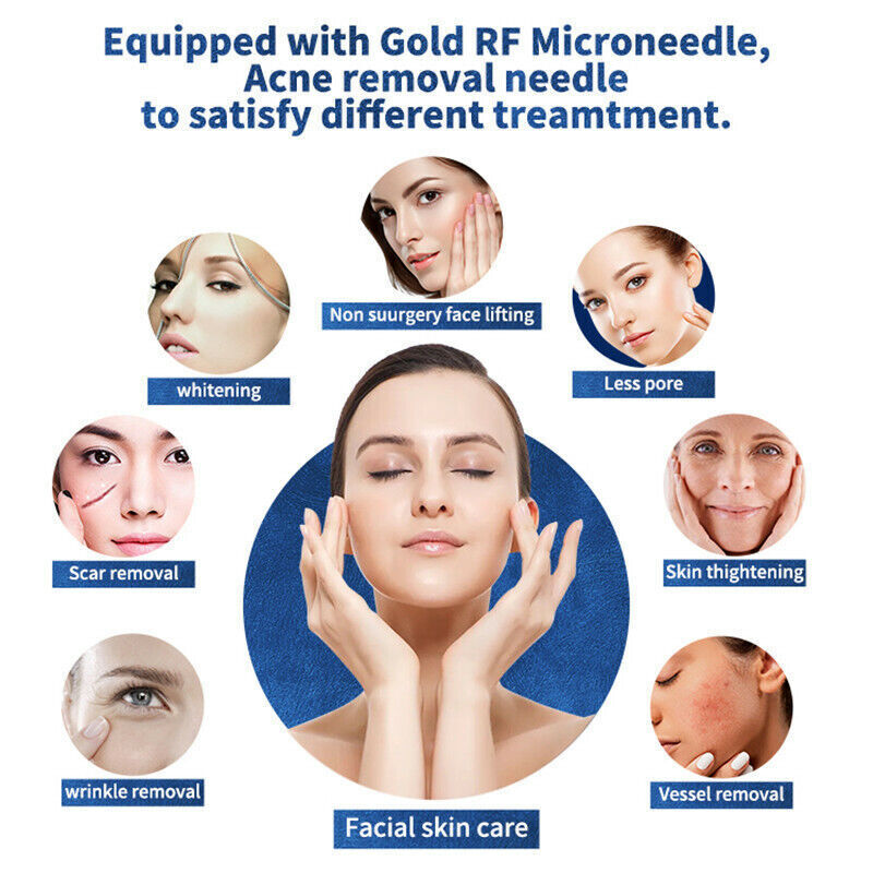 Newest M8  RF Microneedle Machine Skin Tightening Wrinkle Removal Face Lift Bidy Stretch mark removal