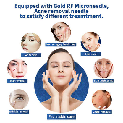 Newest M8  RF Microneedle Machine Skin Tightening Wrinkle Removal Face Lift Bidy Stretch mark removal