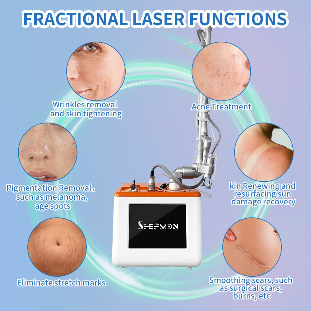 Fractional CO2 Laser Machine Vaginal Tightening Scar Removal Stetch Mark Remover Wrinkle Treatment Skin Resurfacing Equipment