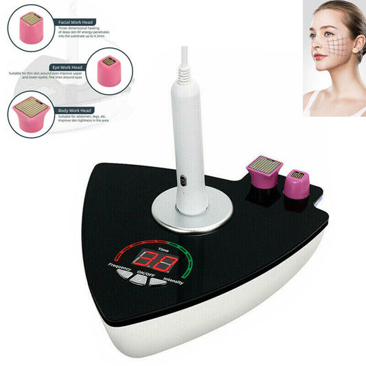 Facial Fractional RF Microneedle Lifting Skin Rejuvenation Wrinkle Removal Machine