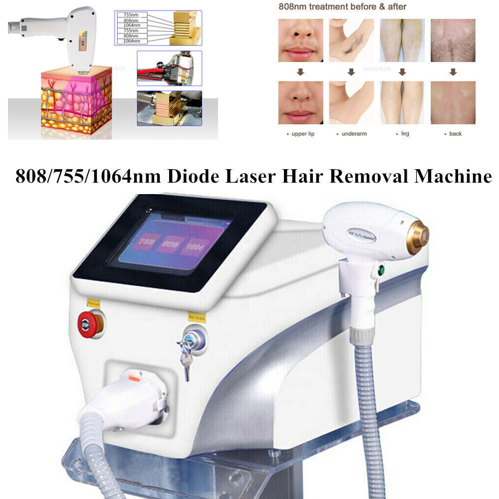 Painless Diode Laser Hair Removal 808/755/1064nm Machine Skin Rejuevantion Summer Hot Beauty