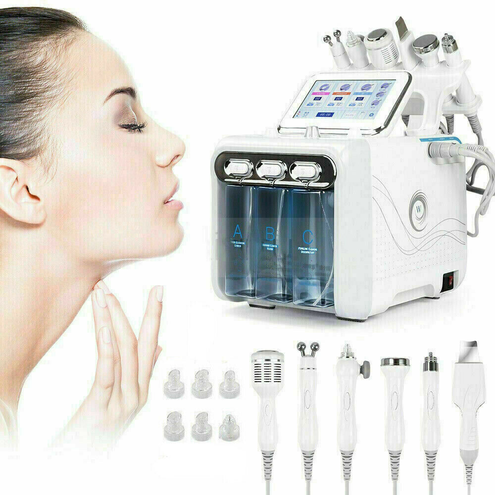 6 in1 Hydra Machine Facial Water Dermabrasion Deep Cleansing Face Hydro Spa Skin