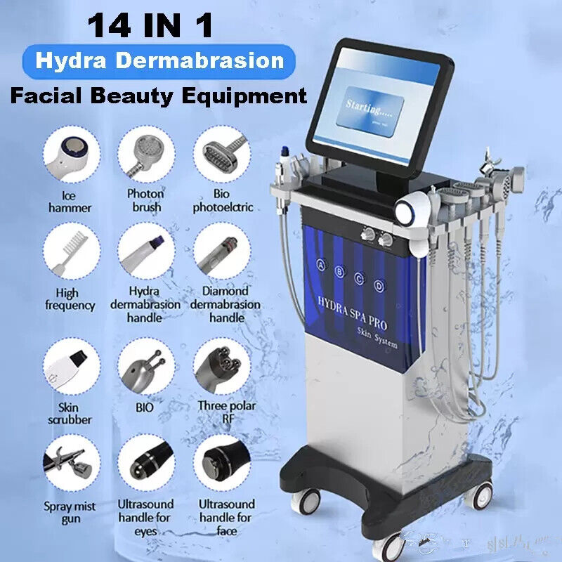 Hydra Machine Water Facial Hydro Face Cleansing Skin Tightening Dermabrasion Spa