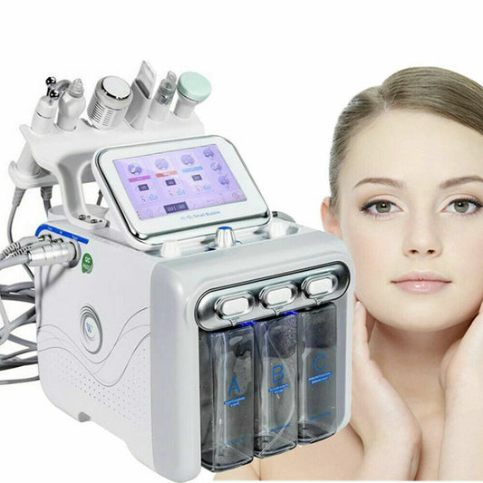 6 in1 Hydra Machine Facial Water Dermabrasion Deep Cleansing Face Hydro Spa Skin