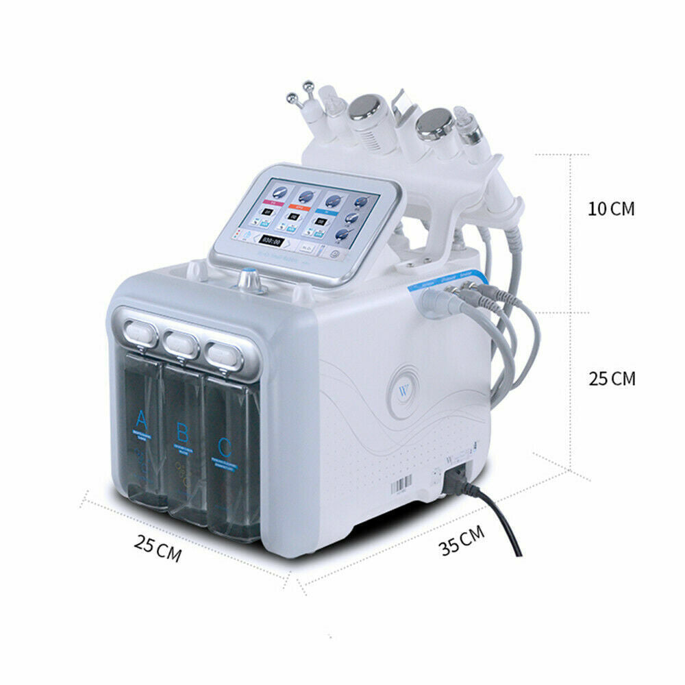 6 in1 Hydra Machine Facial Water Dermabrasion Deep Cleansing Face Hydro Spa Skin