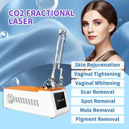 Fractional CO2 Laser Machine Vaginal Tightening Scar Removal Stetch Mark Remover Wrinkle Treatment Skin Resurfacing Equipment