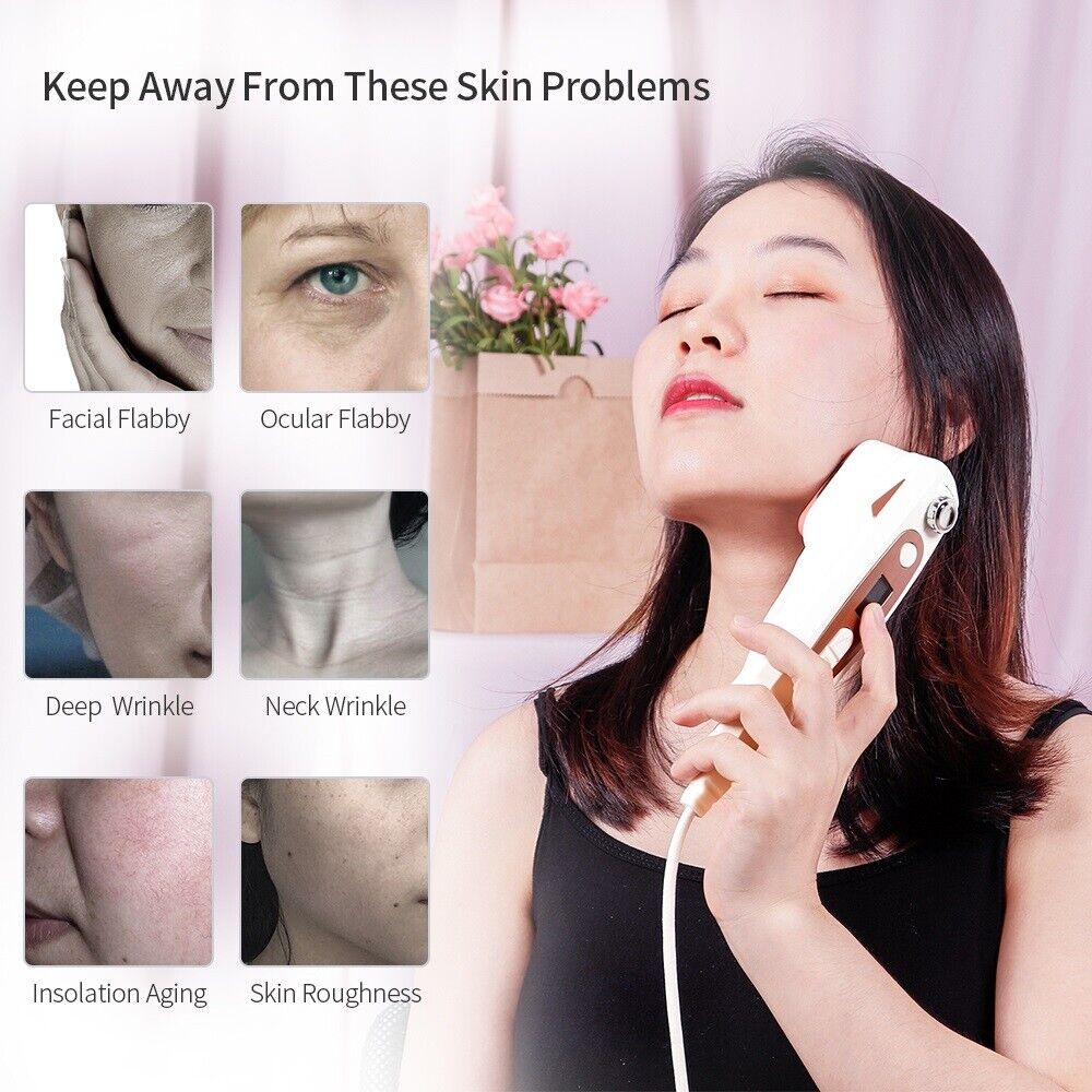 Handheld Ultrasonic HIFU Skin Machine Radio Rejuvenation Face Lifting Anti-aging