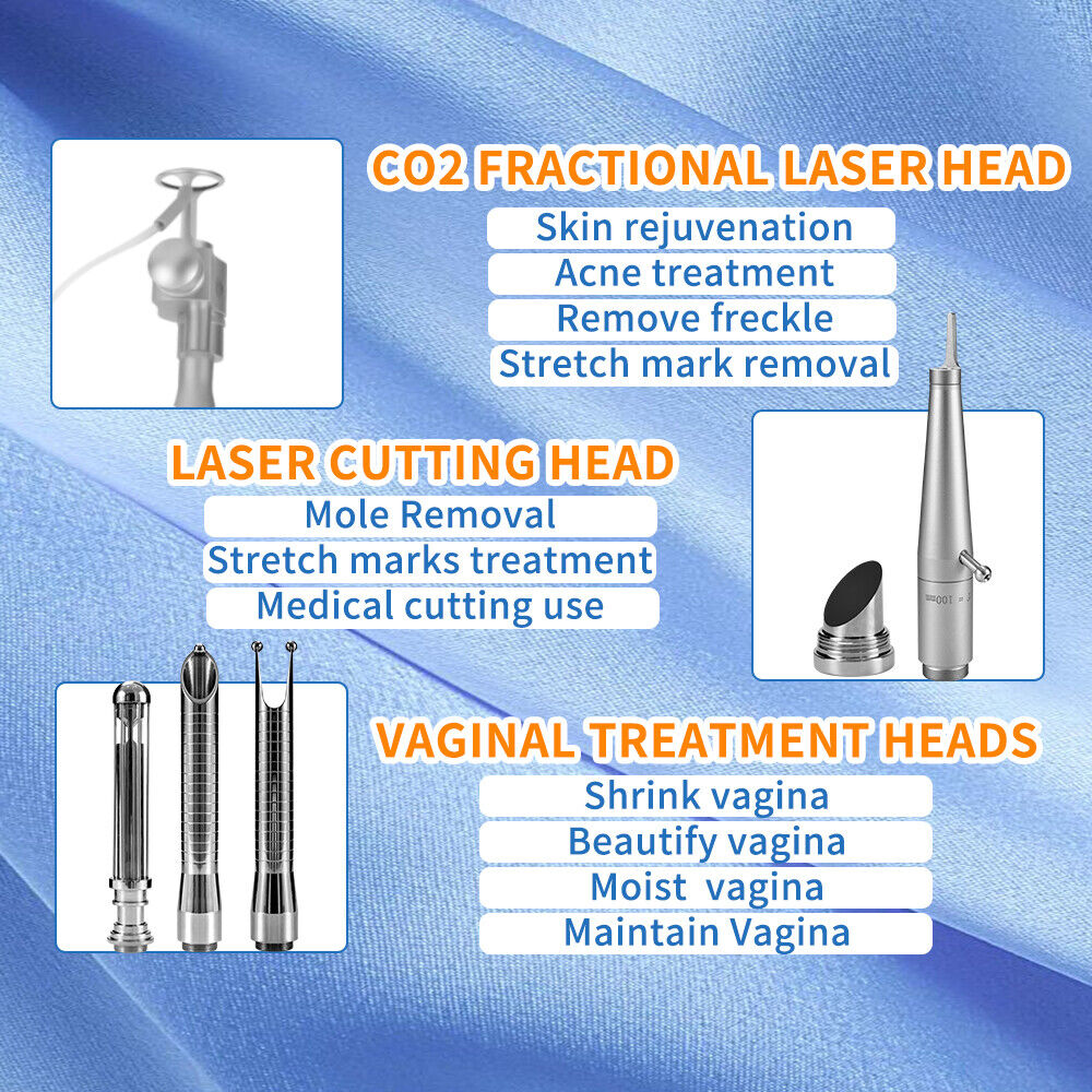 Fractional CO2 Laser Machine Vaginal Tightening Scar Removal Stetch Mark Remover Wrinkle Treatment Skin Resurfacing Equipment