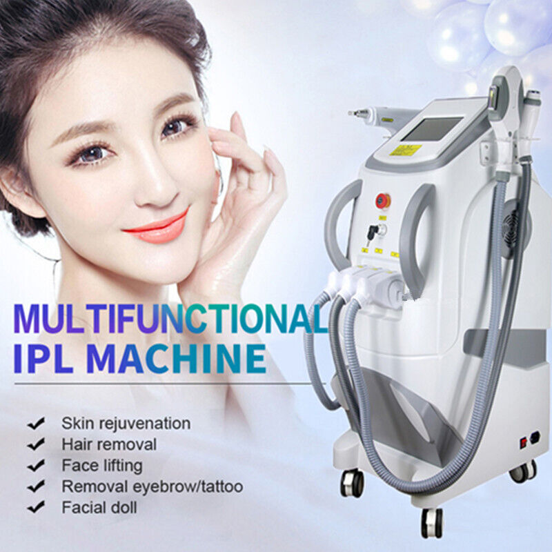 3IN1 OPT/IPL Laser Hair Removal Tattoo Removal RF Skin Rejuvenation Whitening Machine