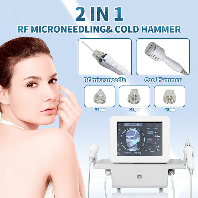 RF Fractional Micro Needle Cold Hammer Machine Skin Care Lifting Wrinkle Removal