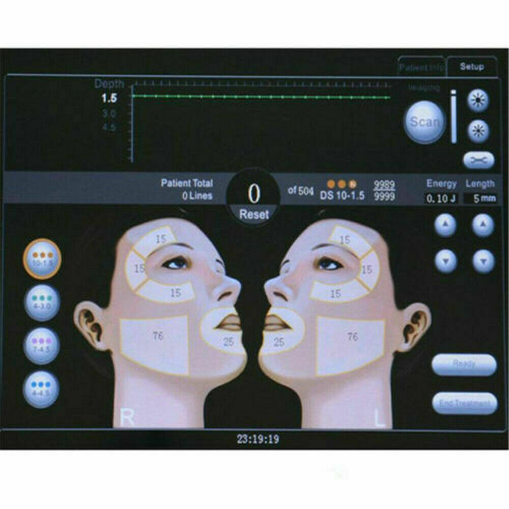 High Intensity Focused HIFU Facial Lifting Shaping Skin Tightening Machine Wrinkle Removal