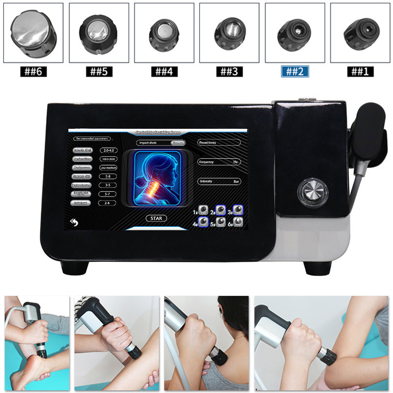 Pneumatic ED Shockwave Therapy Machine 10 Bar Radial Shock wave Pain Relief Body Massager