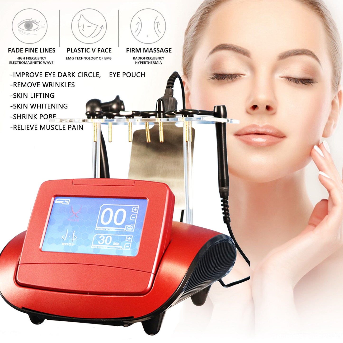 Facial Radio Frequency Monopolar RF skin tightening Rejuvenation CET RET Body Slimming Machine