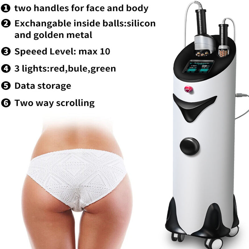 Body Slimming Inner Ball Roller Massage Lymphatic Drainage Therapy Cellulite Removal Skin Tightening Machine