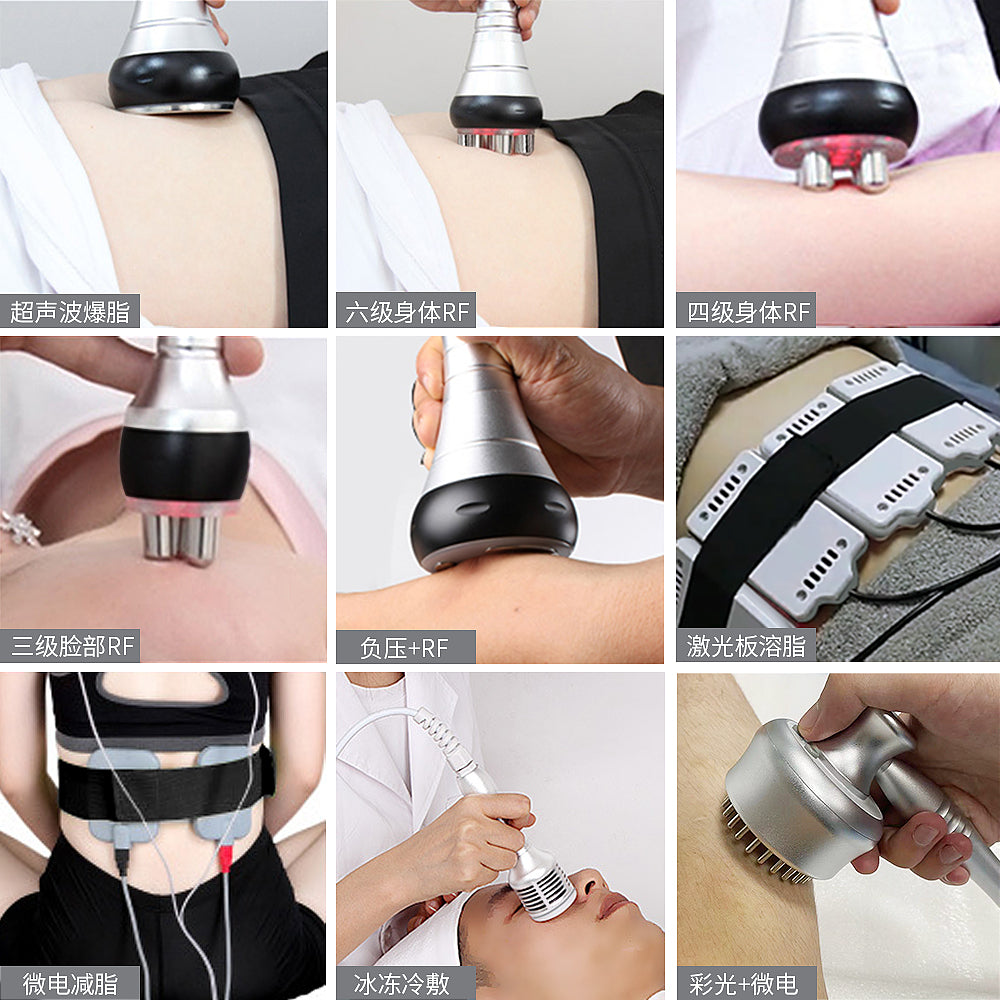 9in1 40k Cavitation Lipolaser RF Vacuum fat reduce Slimming Machine Body Shaping