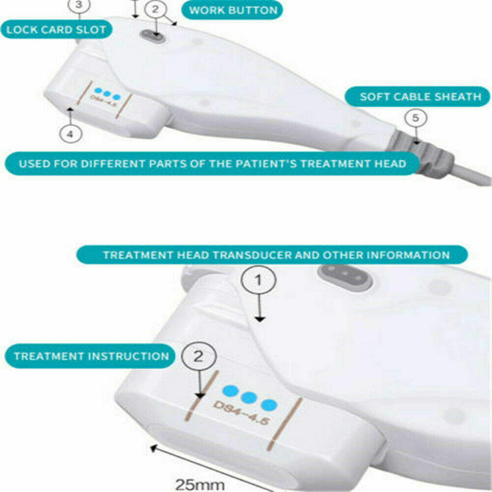 High Intensity Focused HIFU Facial Lifting Shaping Skin Tightening Machine Wrinkle Removal