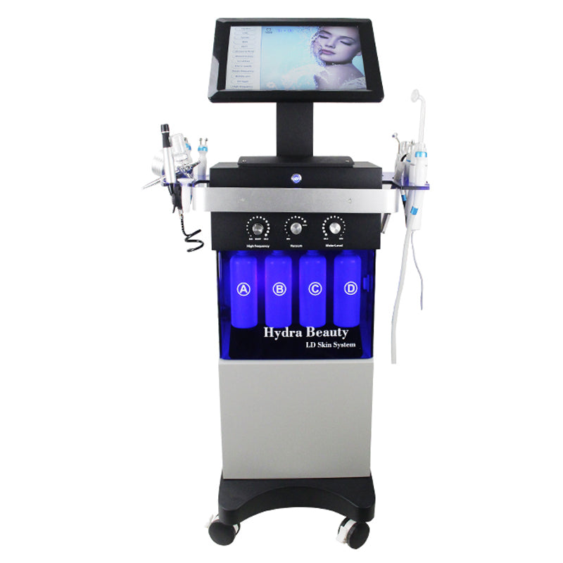 14IN1 Facial Hydro Dermabrasion Diamond Aqua Peeling Oxygen Jet Spa Skin Rejuvenation Machine