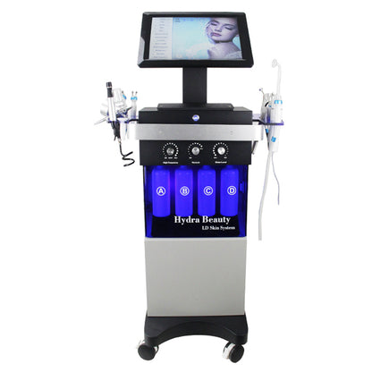 14IN1 Facial Hydro Dermabrasion Diamond Aqua Peeling Oxygen Jet Spa Skin Rejuvenation Machine