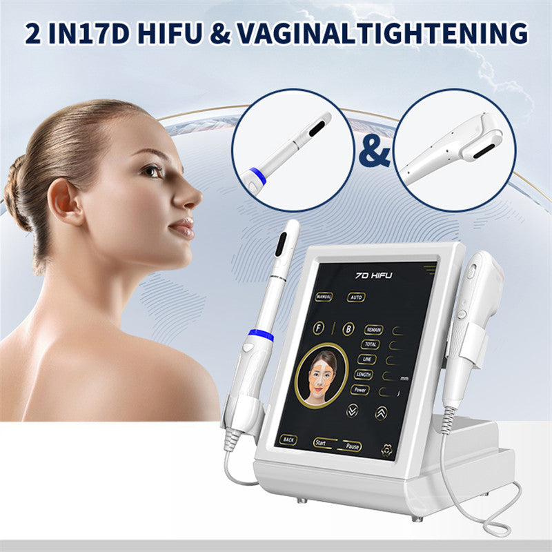 Ultrasound 7D HIFU Facial Lifting Vaginal Hifu Tightening Wrinkle Removal Machine