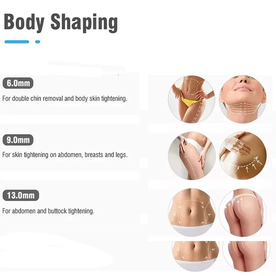 Ultrasound 7D HIFU Machine Facial Tightening Skin Lifting Body Slimming Wrinkle Removal Loss Weight