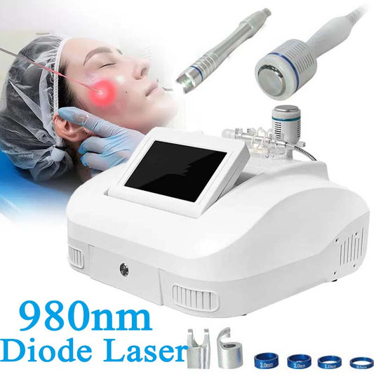 Diode Laser 980nm Vascular Blood Removal Spider Vein Physical Therapy Machine