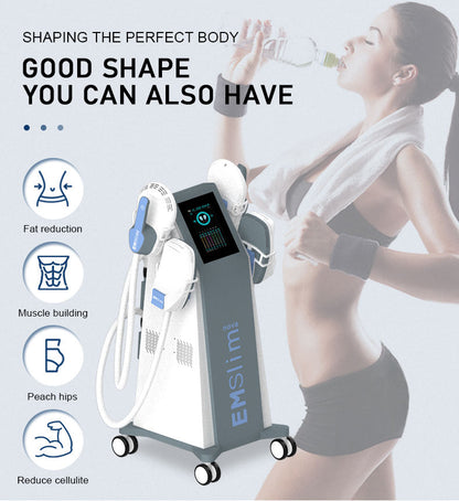 Body Electromagnetic EMS Muscle Building Sculpting Machine RF Loss Weight Fat Burner