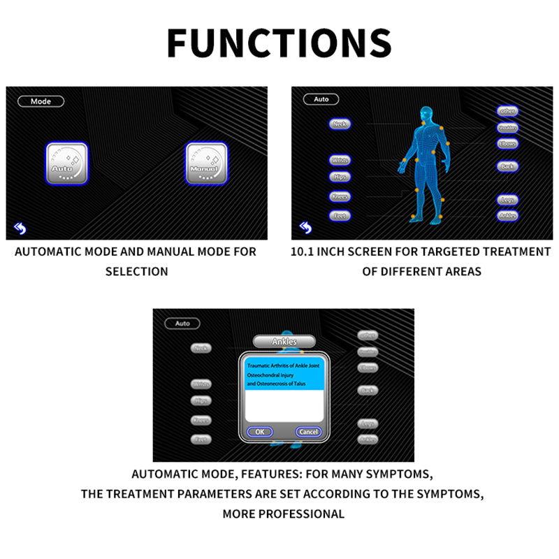 Pneumatic ED Shockwave Therapy Machine 10 Bar Radial Shock wave Pain Relief Body Massager