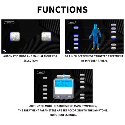 Pneumatic ED Shockwave Therapy Machine 10 Bar Radial Shock wave Pain Relief Body Massager