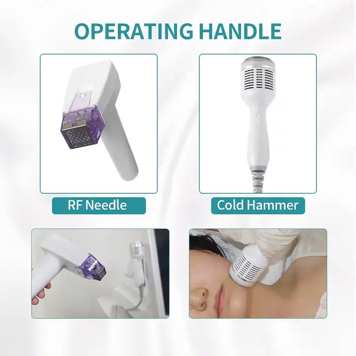 Newest M8  RF Microneedle Machine Skin Tightening Wrinkle Removal Face Lift Bidy Stretch mark removal