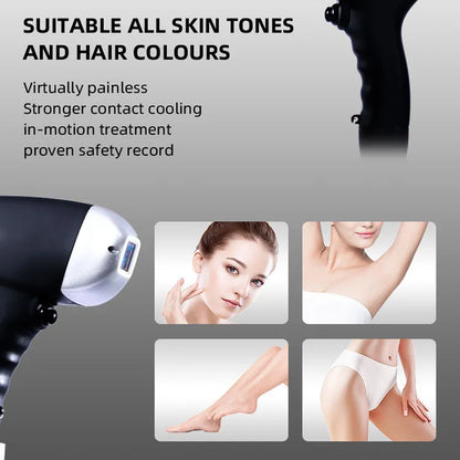 Painless Ice Titanium Diode Laser Freezing Point Hair Removal Machine 755/808/1064nm Skin Rejuvenation Whitening