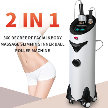 Body Slimming Inner Ball Roller Massage Lymphatic Drainage Therapy Cellulite Removal Skin Tightening Machine