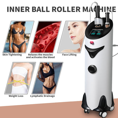 Body Slimming Inner Ball Roller Massage Lymphatic Drainage Therapy Cellulite Removal Skin Tightening Machine