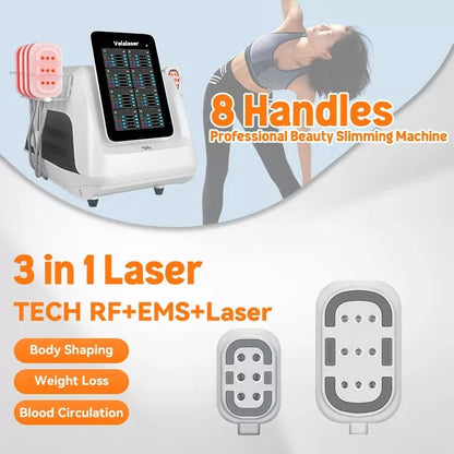 3IN1 Body Sculpting RF+EMS+ Lipo Laser Red Light Loss Weight SKin Lifting Machine