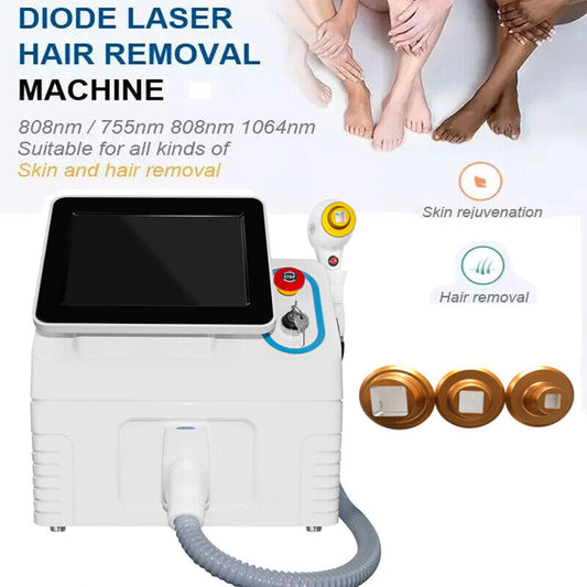 755/808/1064nm Painless Permanent Hair Removal Diode Laser Machine Skin Rejuvenation