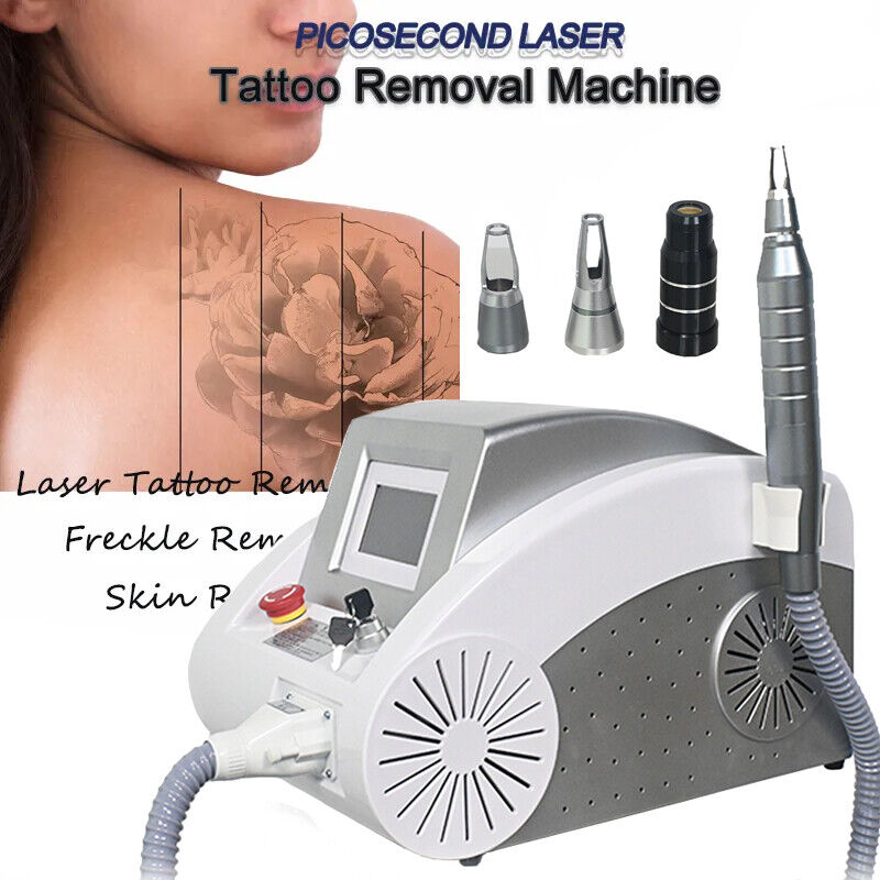 Body Tattoo Removal Picosecond Laser Machine Scar Spot Freckle Mole Remover Skin Rejuvenation Whitening Device