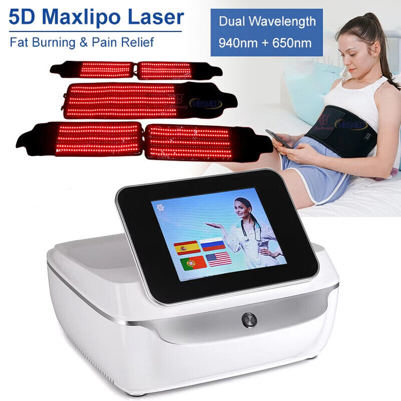 650nm 940nm 5D Maxlipo Red Light Therapy Machine Lymphatic Drainage Body Massage