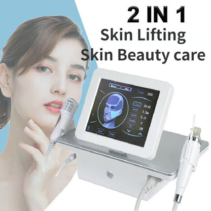 Microneedle RF Fractional Skin Lifting Stretch Marks Wrinkle Removal Machine With Cold Hammer