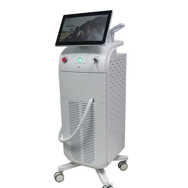 Painless Ice Titanium Diode Laser Freezing Point Hair Removal Machine 755/808/1064nm Skin Rejuvenation Whitening