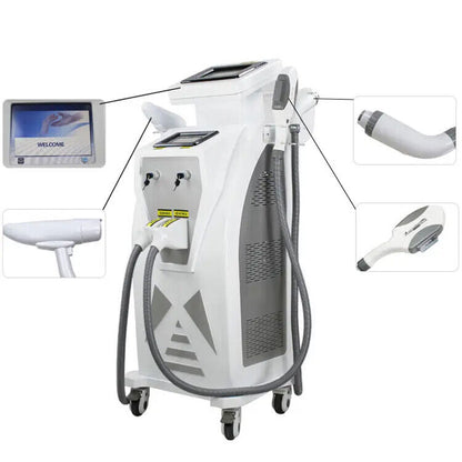 3IN1 Elight OPT IPL Hair Removal ND YAG Laser Tattoo Removal RF Therapy Skin Rejuvenation Machine