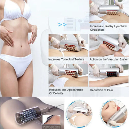 Inner Ball Roller Lymphatic Drainage TherapyBody Sculpting Skin Lifting Machine