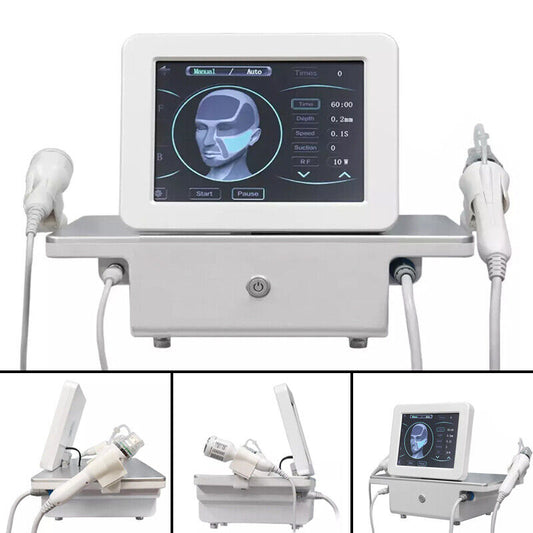 Microneedle RF Fractional Skin Lifting Stretch Marks Wrinkle Removal Machine With Cold Hammer