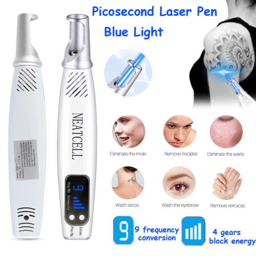 Picosecond Laser Pen Blue Light Scar Spot Freckle Mole Tattoo Pigment Removal