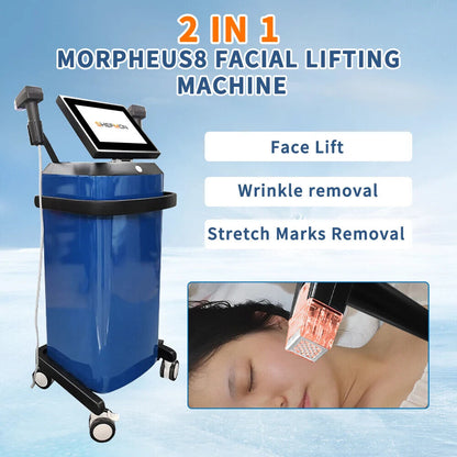 Facial Skin M8 Microneedle Morpheus RF Tightening Stretch Marks Wrinkle Removal Lifting Machine