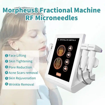 Facial Microneedle Morpheus RF Machine M8 Skin Tightening LIfting Wrinkle Scar Removal