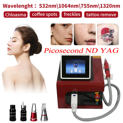 Picosecond Laser Tattoo Removal Machine Pico Laser For Skin Rejuvenation Pigment